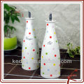 China Factory Wholesale Ceramic Porcelain Olive Oil And Vinegar Bottle